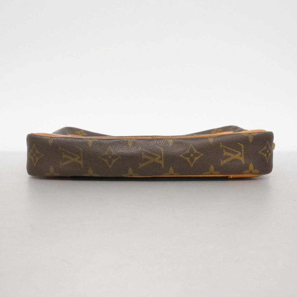 LOUIS VUITTON Authentic Brown Monogram Clutch Bag - Picture 3 of 11